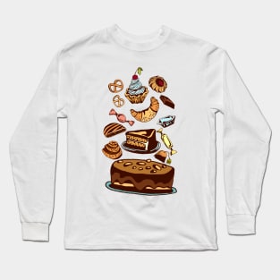 pastry_ yum_yum Long Sleeve T-Shirt